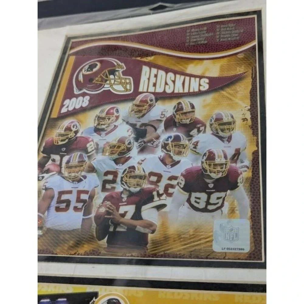 NFL 2008 Washington Redskins Envelope w/ Postage & Team 8 x 10 Photo Licensed‎